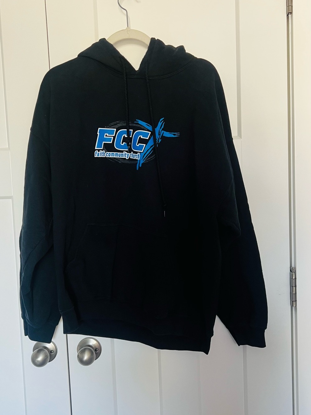 Black Hoodie Sweatshirt - Men's Pullover